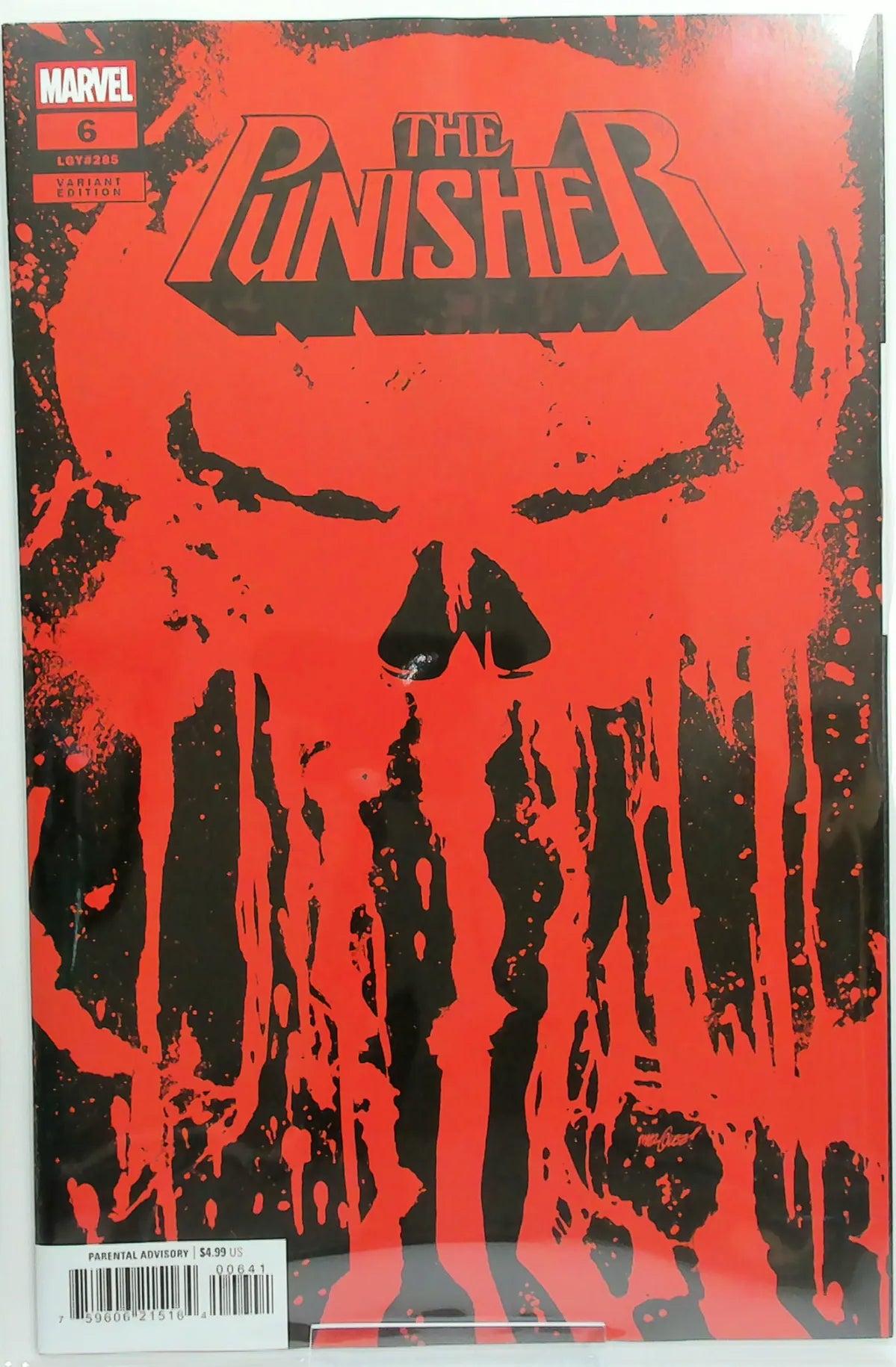 Punisher #6 (2026) - David Marquez Skull Variant Cover