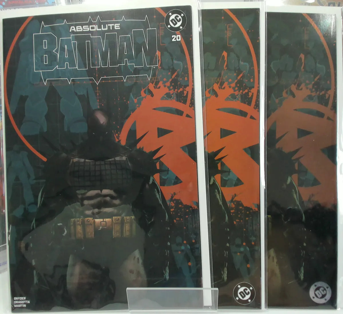 Absolute Batman #20 (2026) - Tim Bradstreet Variant Set (Cover A Trade / Cover B Virgin / Cover C Virgin Foil)