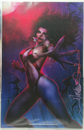 Vampirella: Dead Flowers #1 (2023) Nathan Szerdy & Anna Zhuo Exclusive Virgin Variant (Signed with COA) Ltd to 500