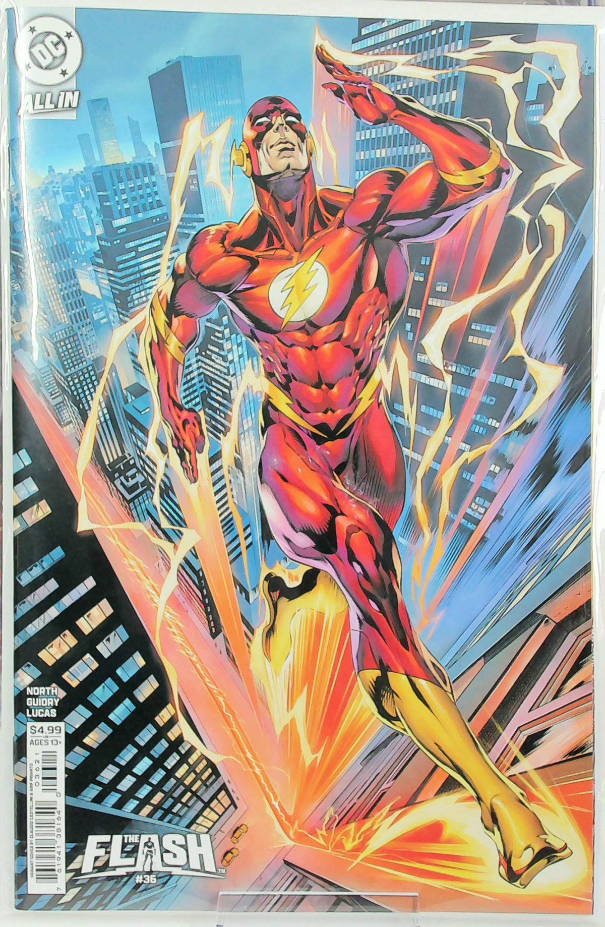 The Flash #36 (2026) - Claudio Castellini Cover B Card Stock Variant