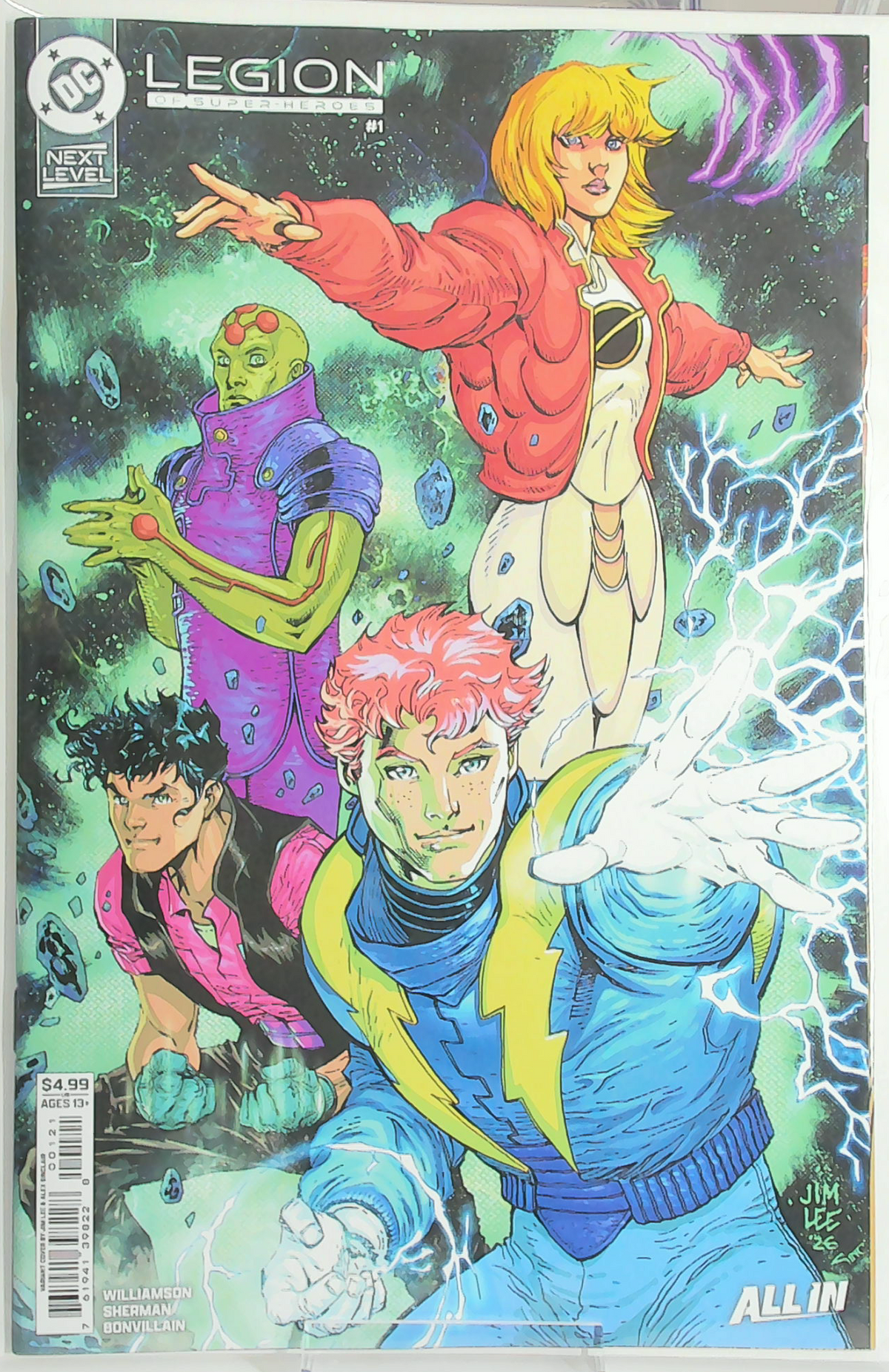 Legion of Super-Heroes #1 (2026) - Jim Lee Cover B