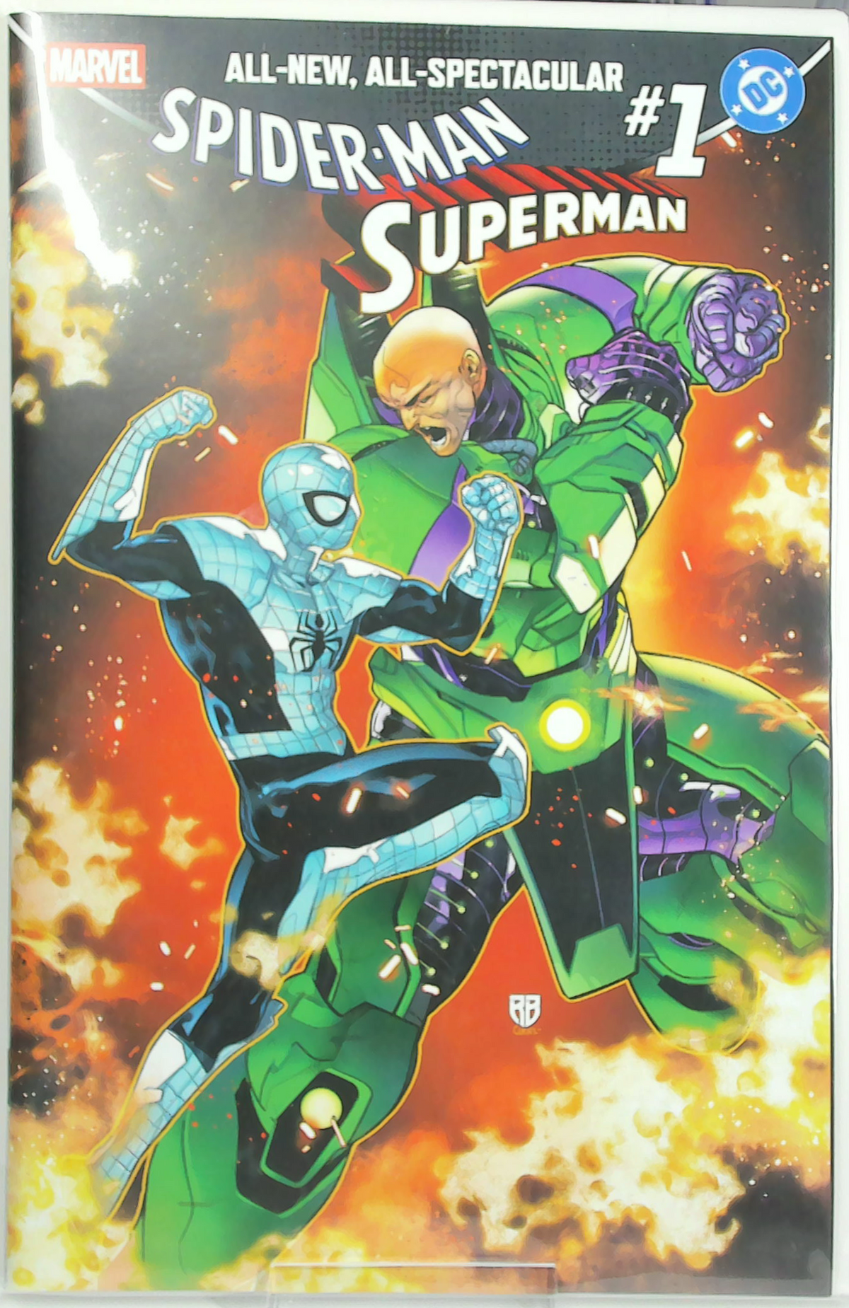 Marvel/DC: Spider-Man/Superman #1 (2026) Ltd to 3000 - RB Silva 616 Comics Trade Dress Variant