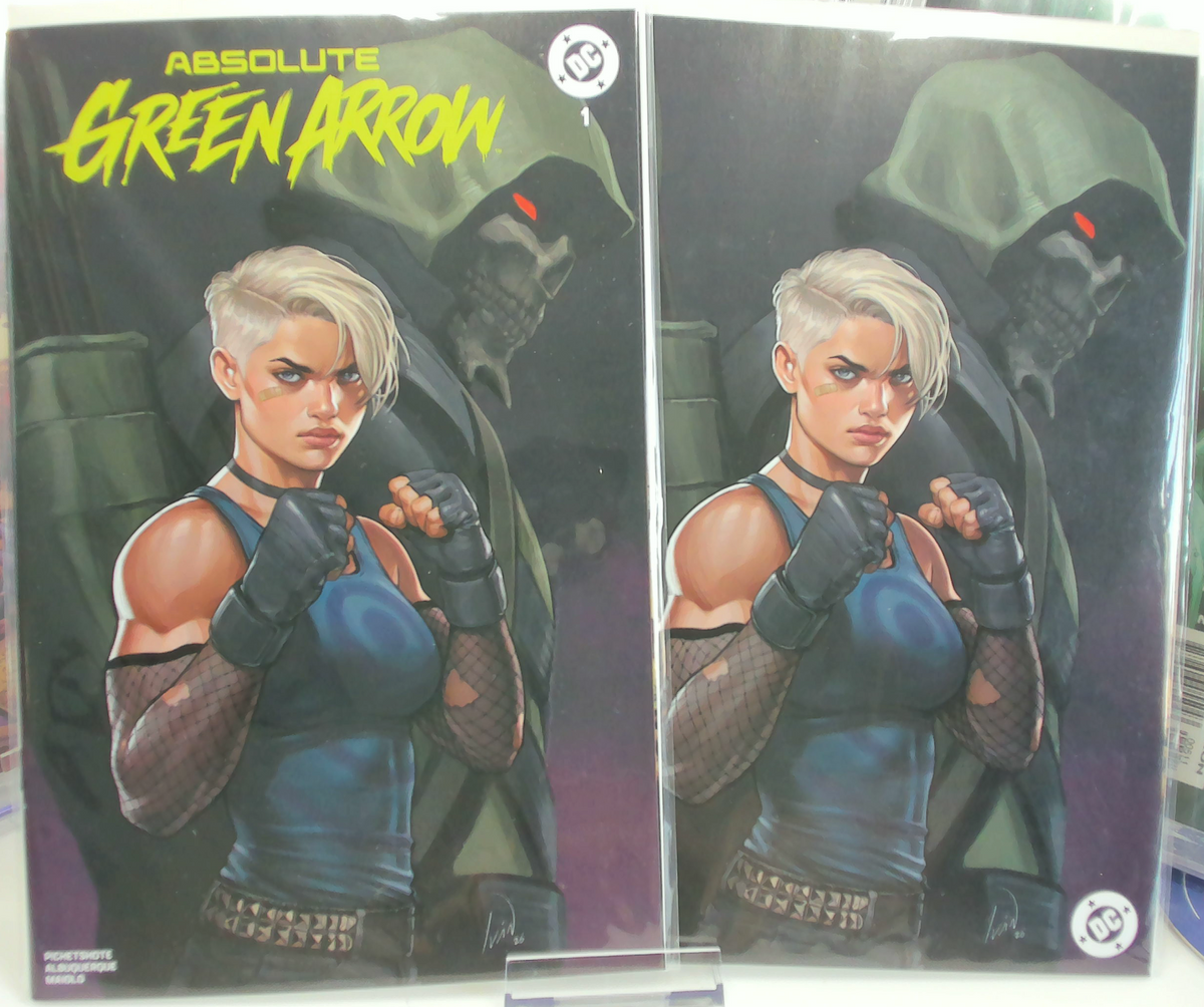 Absolute Green Arrow #1 (2026) - Ivan Talavera Variant Set (Cover A Trade / Cover B Virgin)