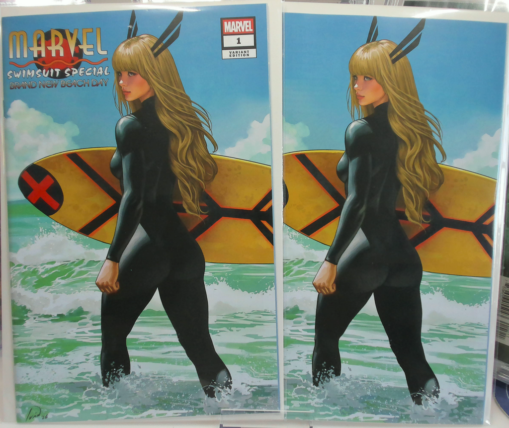 Marvel Swimsuit Special: Brand New Beach Day #1 (2026) - Ivan Talavera Variant Set (Cover A Trade / Cover B Virgin)