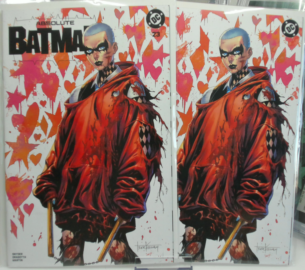 Absolute Batman #23 (2026) - Tyler Kirkham Harley Quinn Variant Set (Cover A Trade / Cover B Virgin)