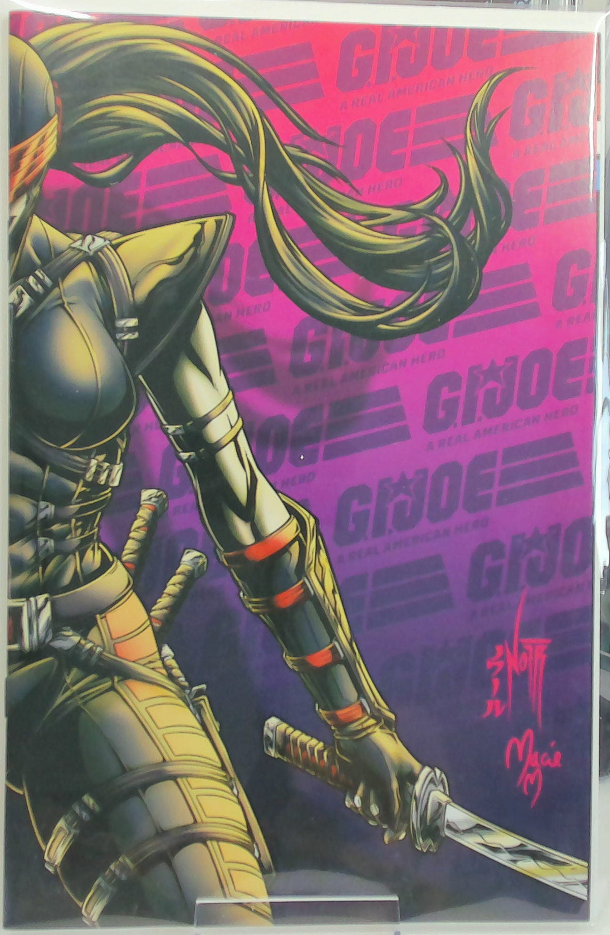 G.I. Joe: A Real American Hero #331 (2026) - Jordan Noir Connecting Virgin Variant A & B Set