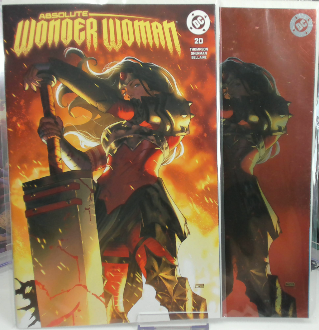 Absolute Wonder Woman #20 (2026) Ltd to 500 - Ivan Talavera Exclusive Variant Set (Cover A Trade / Cover B Virgin Foil)