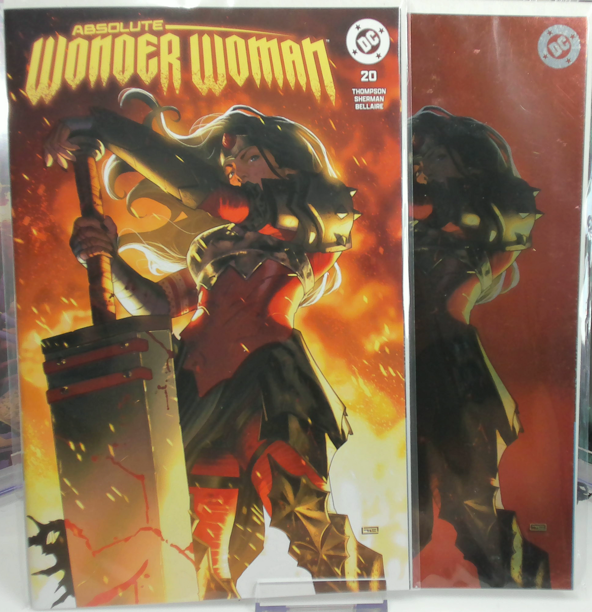 Absolute Wonder Woman #20 (2026) Ltd to 500 - Ivan Talavera Exclusive Variant Set (Cover A Trade / Cover B Virgin Foil)
