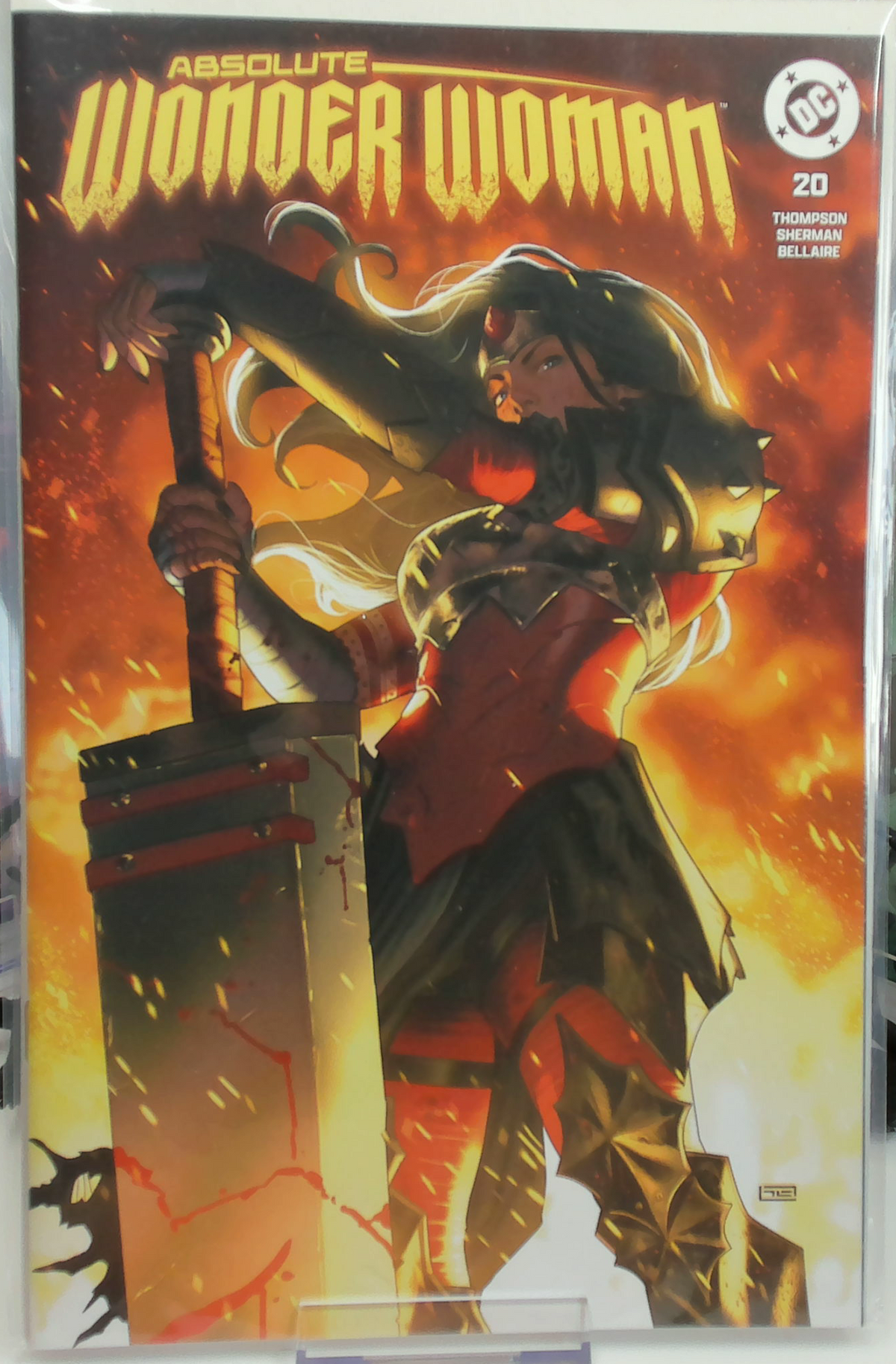Absolute Wonder Woman #20 (2026) Ltd to 500 - Ivan Talavera Exclusive Variant Set (Cover A Trade / Cover B Virgin Foil)