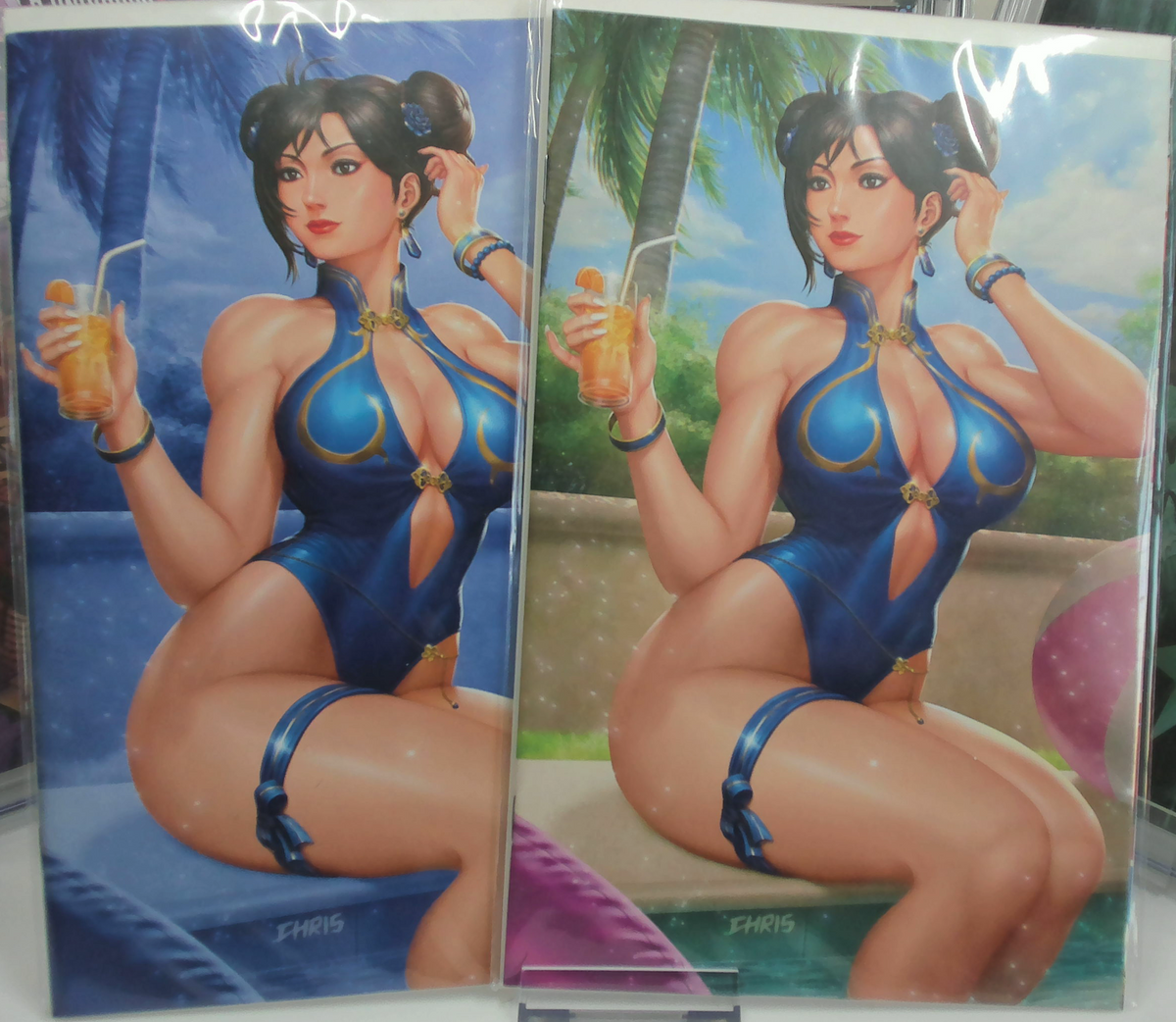 Street Fighter Swimsuit Special #1 (2026) - Limited to 500 - Chris Ng 616 Comics Exclusive Virgin Variant A & B Set