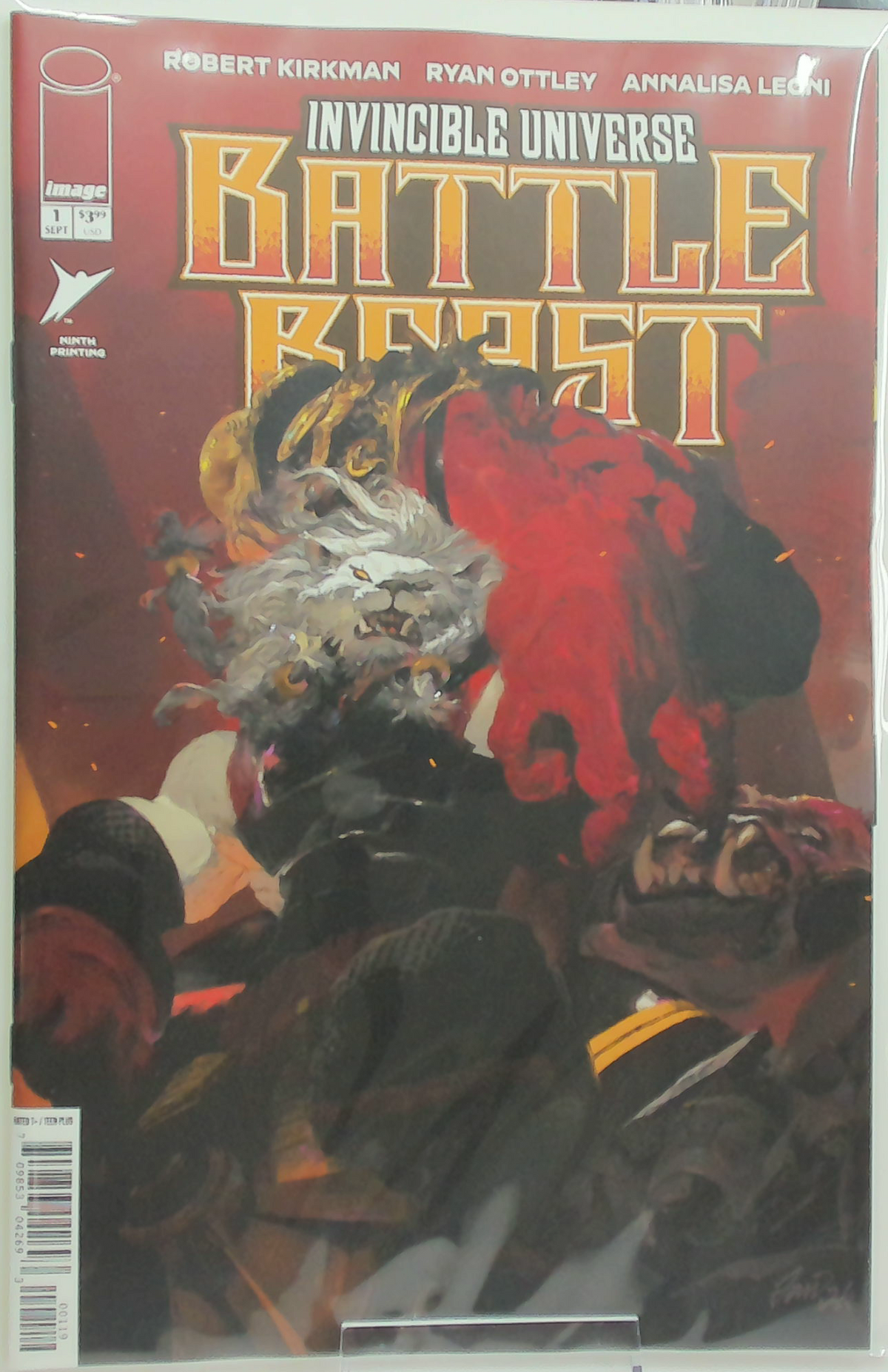 Invincible Universe: Battle Beast #1 (2026) - Ryan Ottley Cover Ninth Printing