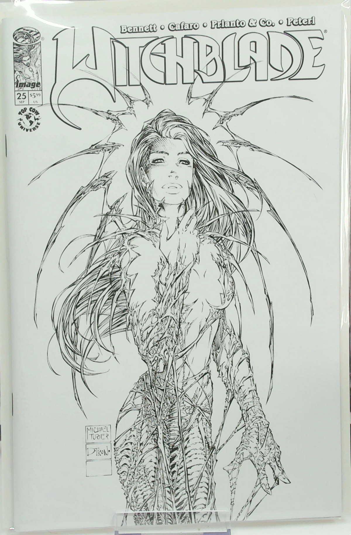 Witchblade #25 Cover B Michael Turner & Dtron Variant / 25th issue of the revival run