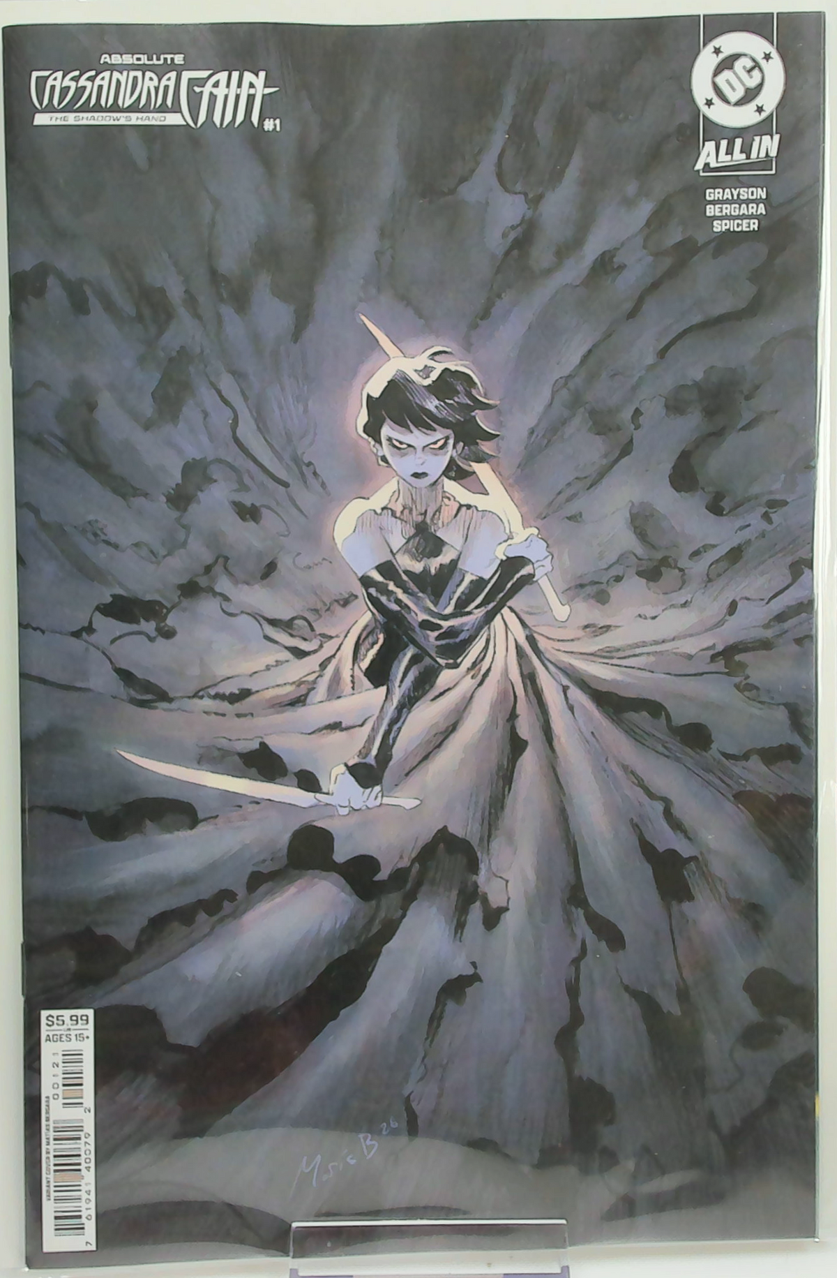 Absolute Cassandra Cain: The Shadow's Hand #1 (2026) One-Shot - Matías Bergara Cover B Card Stock Variant