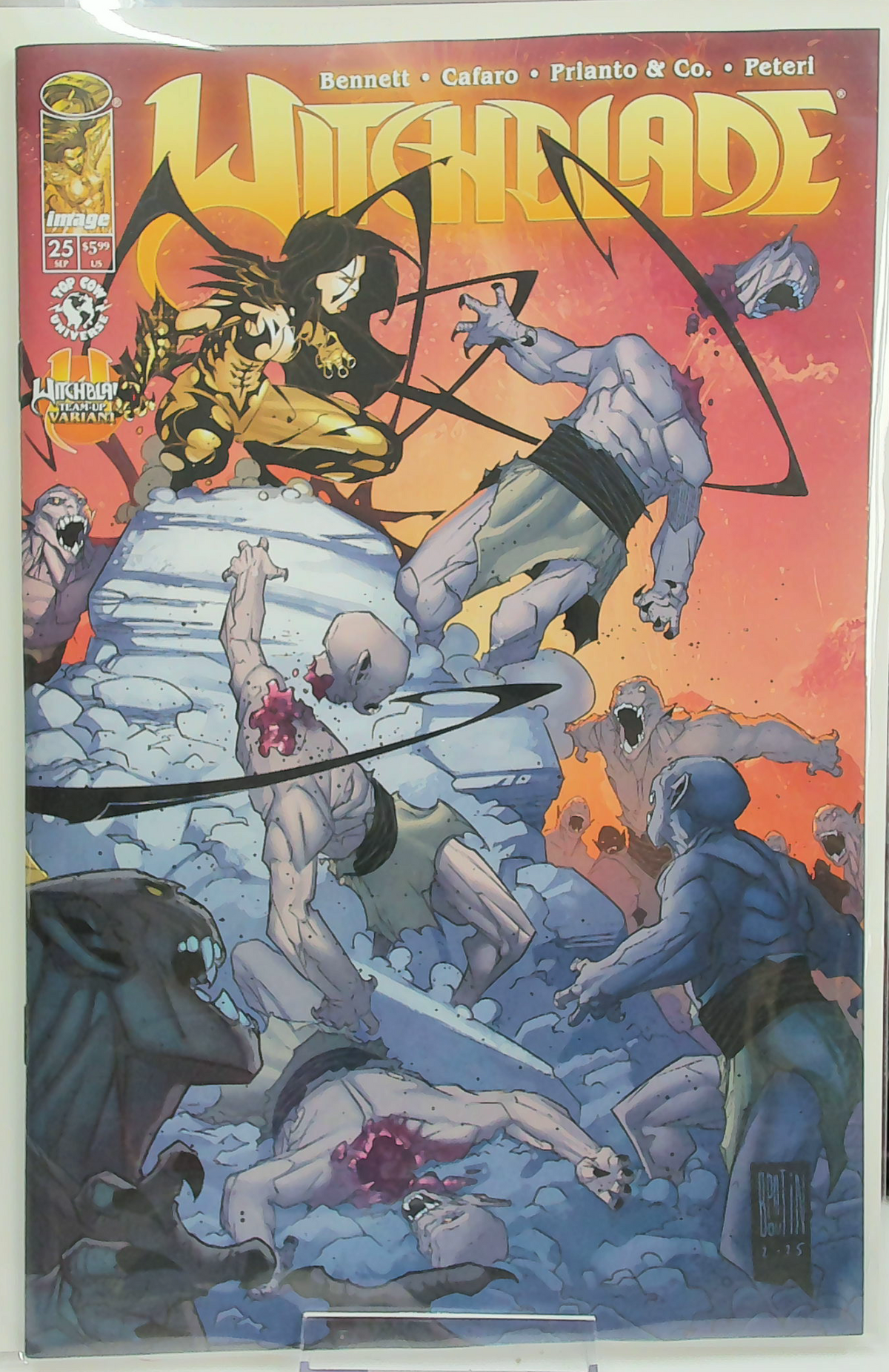 Witchblade #25 (2026) - Pat Boutin Cover C Connecting Team-Up Variant
