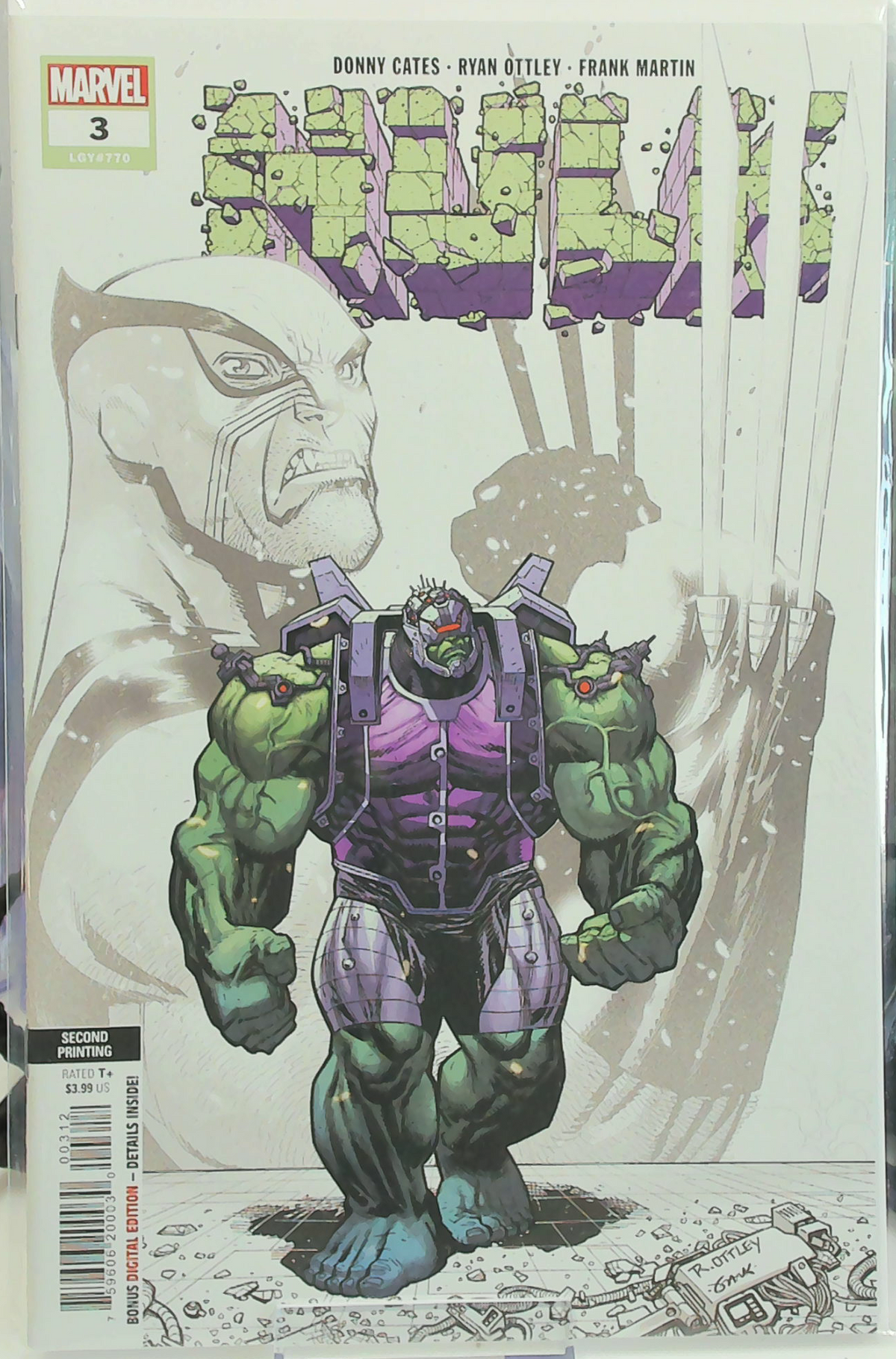 Hulk #3 (2022) - Ryan Ottley Second Printing Variant Cover