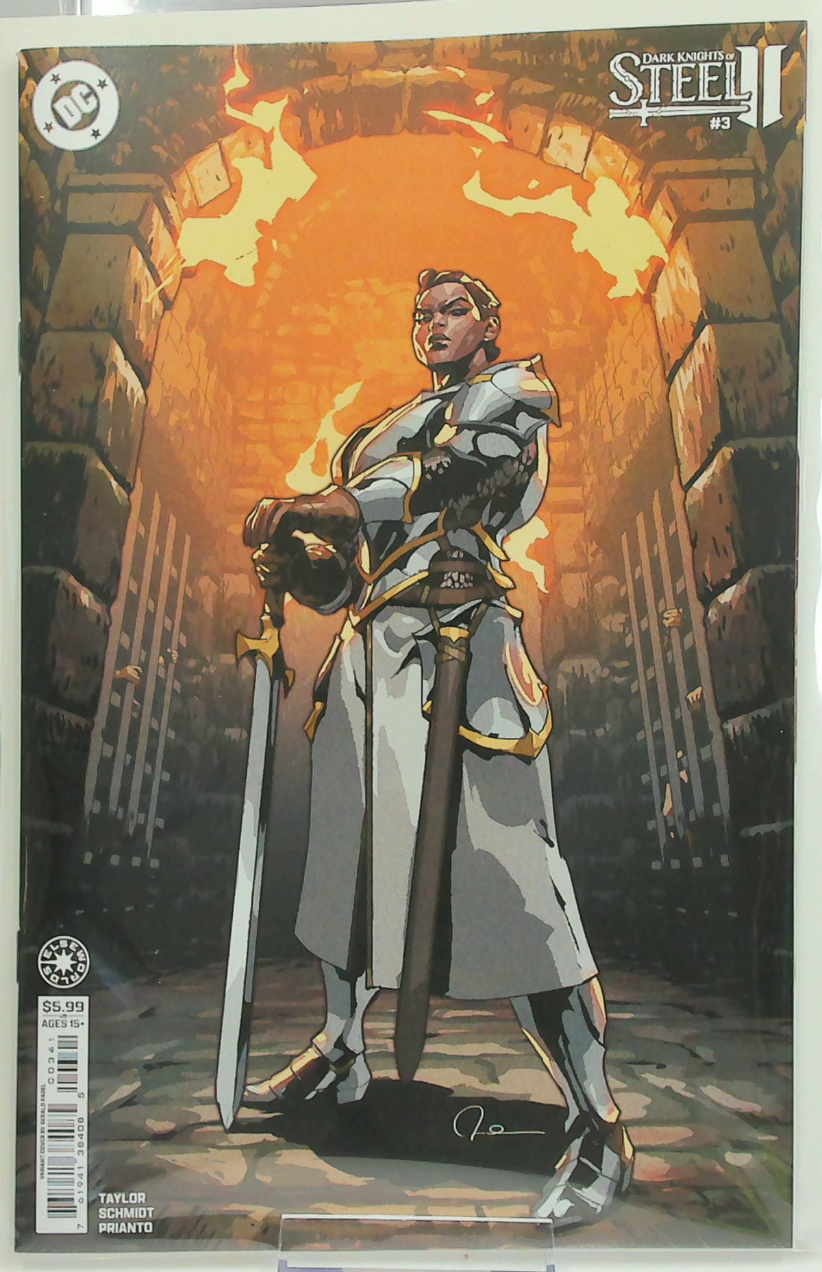 Dark Knights of Steel II #3 (2026) - Gerald Parel Cover D (Card Stock Variant)