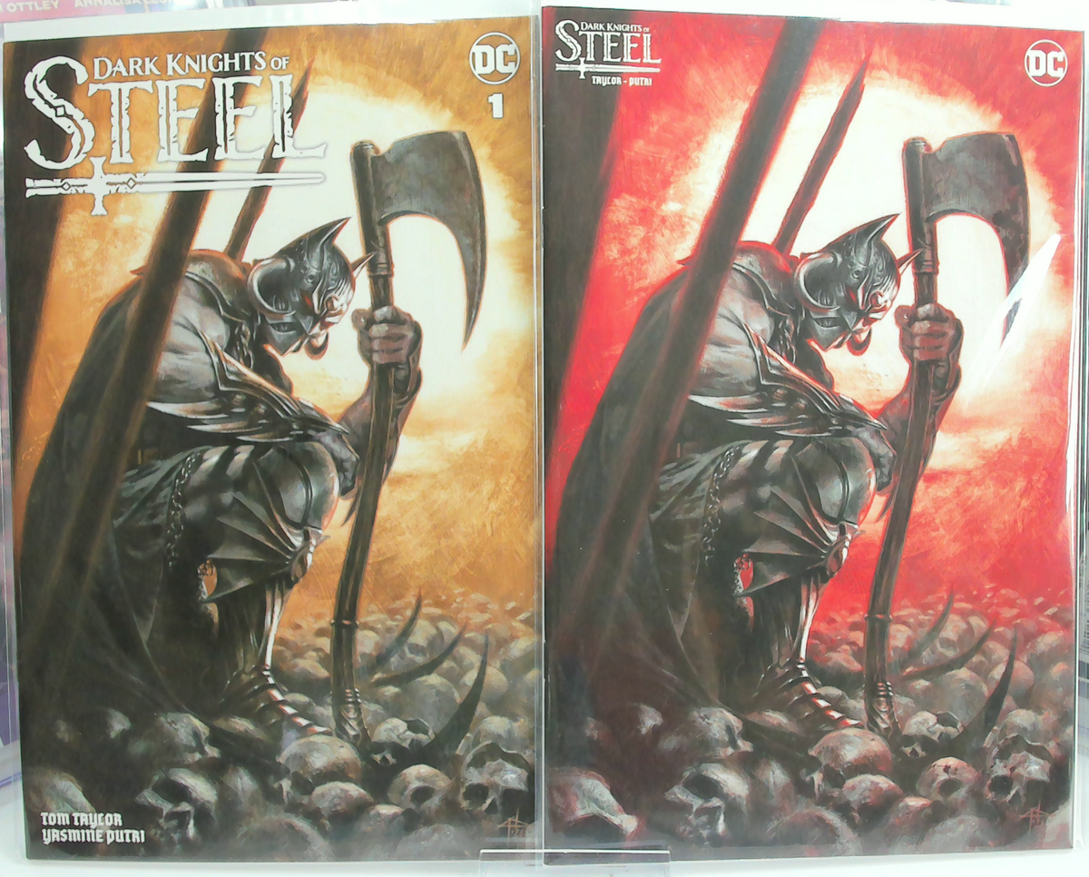 Dark Knights of Steel #1 (2022) Ltd to 3000 & 1500- Gabriele Dell'Otto Exclusive (Trade Dress & Minimal Art Cover)