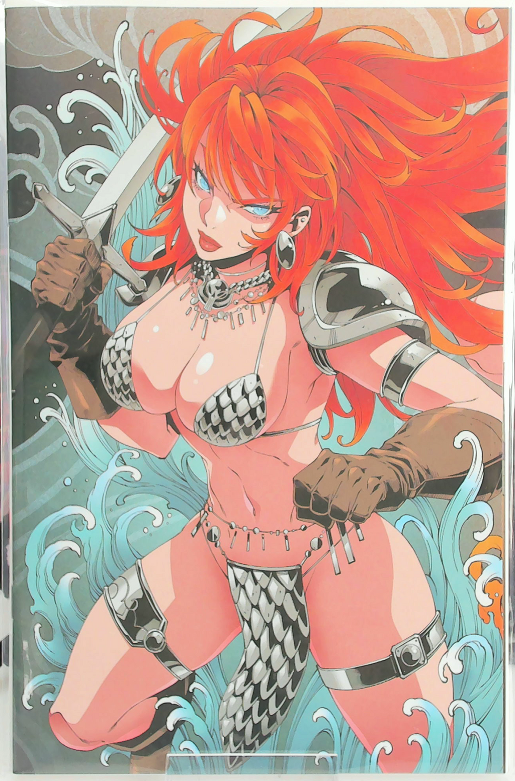 Red Sonja: She-Devil with a Sword #2 (2026) Ltd to 500 - Godtail 2-Book Variant Set (Virgin / Color Splash Virgin)