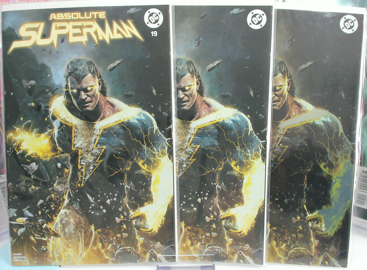 Absolute Superman #19 (2026) Ltd 3000-1000 / Björn Barends 3-Book Variant Set (Trade Dress / Virgin / Virgin Foil)