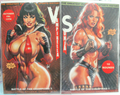 Vampirella versus Red Sonja #1 (2022) Ltd to 3000 - Marco Turini Connecting Cover A & Cover B Set