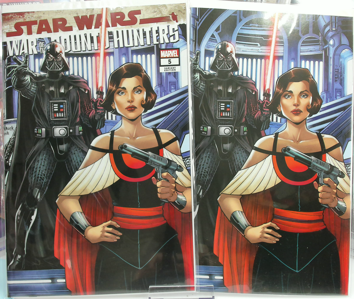 Star Wars: War of the Bounty Hunters #5 (2021) - Todd Nauck 2-Book Variant Set (Trade Dress / Virgin)